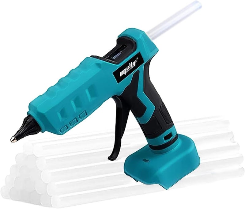 Eastyle 100W Cordless Hot Glue Gun Compatible with Makita 18V Battery (TOOL ONLY) High Temp Electric Power Glue Gun with 20PCS Full Size Glue Sticks for Arts Crafts DIY Festival Decor School Home Repair - Image 1